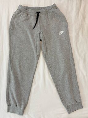 Nike Club Fleece Jogger Sweatpants Gray Size Small